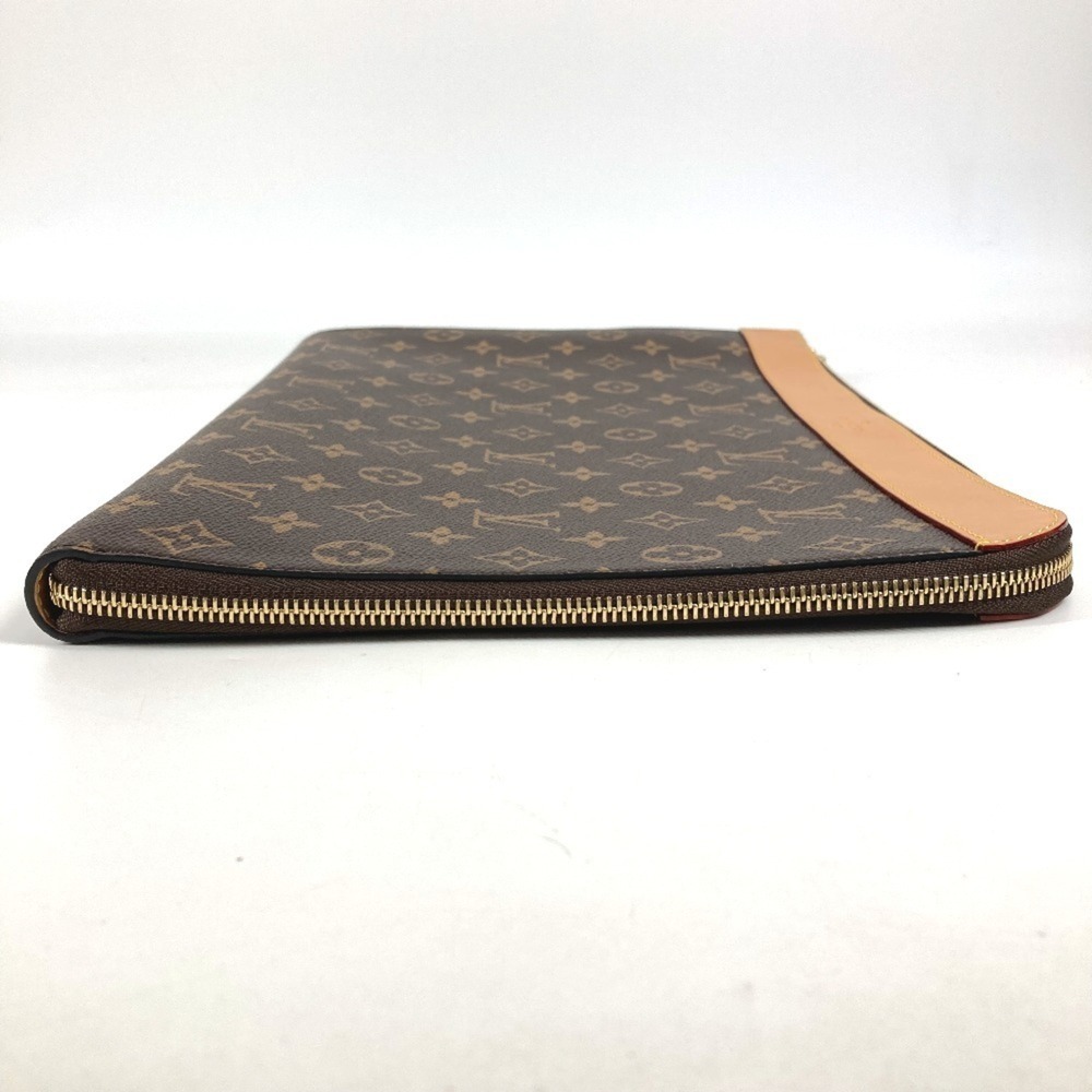 LOUIS VUITTON Authentic Brown Monogram Canvas Pochette Pouch - Picture 4 of 14